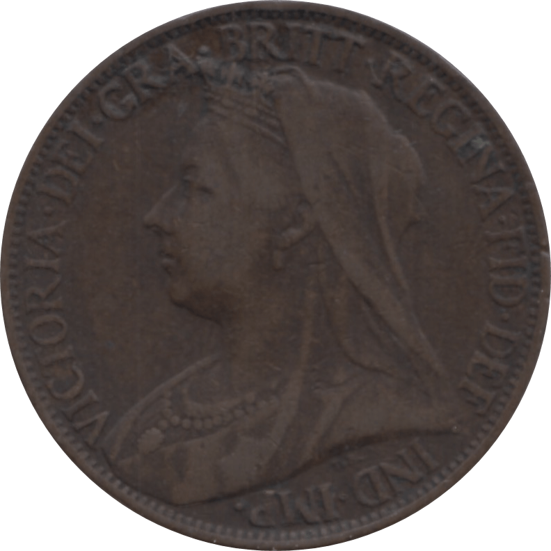 1895 FARTHING 2 ( VF ) 60 - Farthing - Cambridgeshire Coins