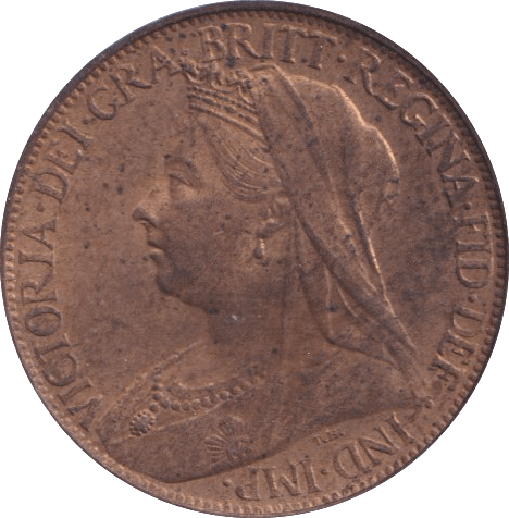 1895 FARTHING ( BU ) - Farthing - Cambridgeshire Coins