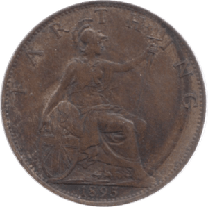 1895 FARTHING ( EF ) 18 - Farthing - Cambridgeshire Coins