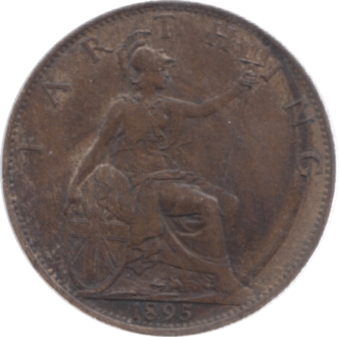 1895 FARTHING ( EF ) 18 - Farthing - Cambridgeshire Coins