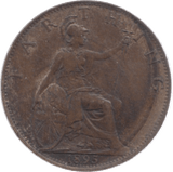 1895 FARTHING ( EF ) 18 - Farthing - Cambridgeshire Coins