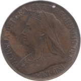 1895 FARTHING ( EF ) 18 - Farthing - Cambridgeshire Coins