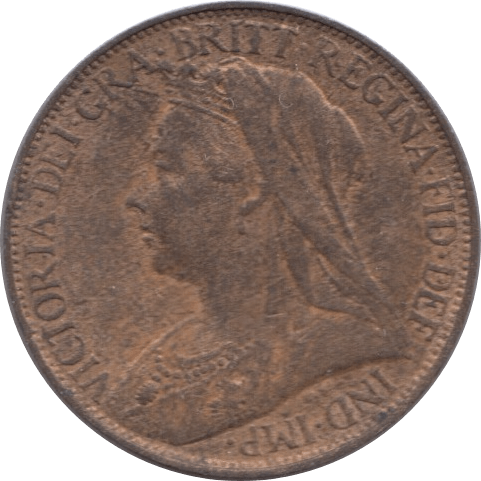 1895 FARTHING ( EF ) 1 - Farthing - Cambridgeshire Coins