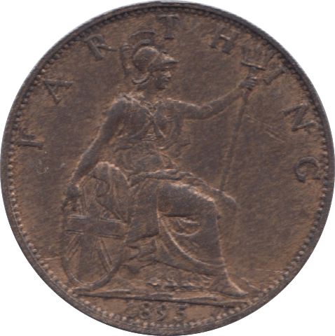 1895 FARTHING ( EF ) 23 - Farthing - Cambridgeshire Coins