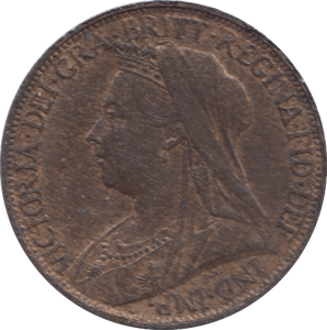 1895 FARTHING ( EF ) 23 - Farthing - Cambridgeshire Coins