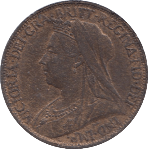 1895 FARTHING ( EF ) 23 - Farthing - Cambridgeshire Coins