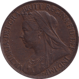 1895 FARTHING ( EF ) - Farthing - Cambridgeshire Coins