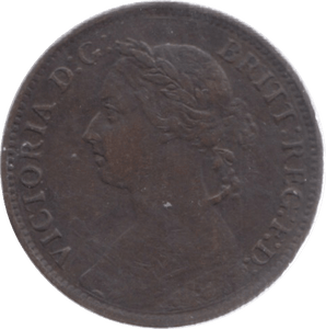 1895 FARTHING ( F ) 18 - Farthing - Cambridgeshire Coins