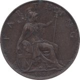 1895 FARTHING ( GVF ) 23 - Farthing - Cambridgeshire Coins