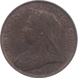 1895 FARTHING ( UNC ) 18 - Farthing - Cambridgeshire Coins