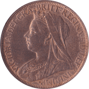 1895 FARTHING ( UNC ) A - Farthing - Cambridgeshire Coins