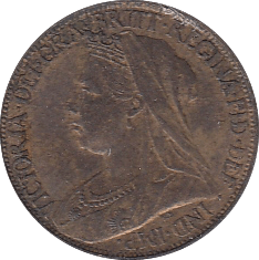 1895 FARTHING ( UNC ) - Farthing - Cambridgeshire Coins