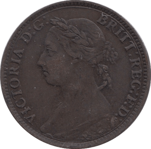 1895 FARTHING ( VF ) 1 - Farthing - Cambridgeshire Coins