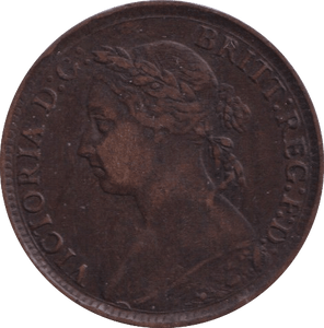 1895 FARTHING ( VF ) - Farthing - Cambridgeshire Coins