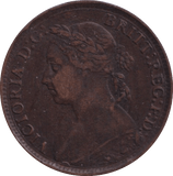 1895 FARTHING ( VF ) - Farthing - Cambridgeshire Coins
