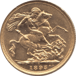 1895 GOLD SOVEREIGN ( AUNC ) SYDNEY MINT 2 - Sovereign - Cambridgeshire Coins