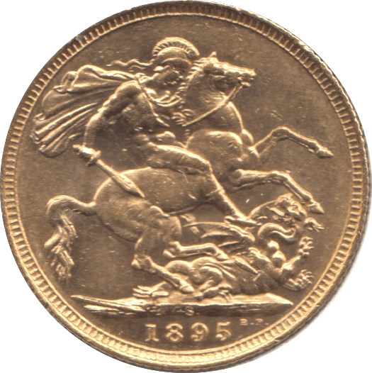 1895 GOLD SOVEREIGN ( AUNC ) SYDNEY MINT 2 - Sovereign - Cambridgeshire Coins