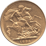 1895 GOLD SOVEREIGN ( AUNC ) SYDNEY MINT - Sovereign - Cambridgeshire Coins