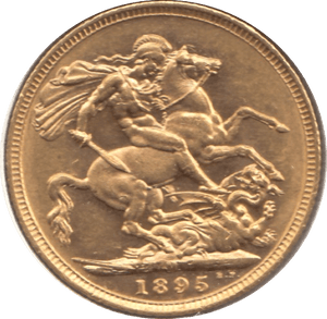 1895 GOLD SOVEREIGN ( EF ) MELBOURNE MINT - Sovereign - Cambridgeshire Coins