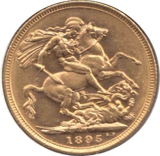 1895 GOLD SOVEREIGN ( EF ) MELBOURNE MINT - Sovereign - Cambridgeshire Coins