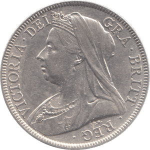 1895 HALF CROWN ( AUNC ) 23 - Halfcrown - Cambridgeshire Coins
