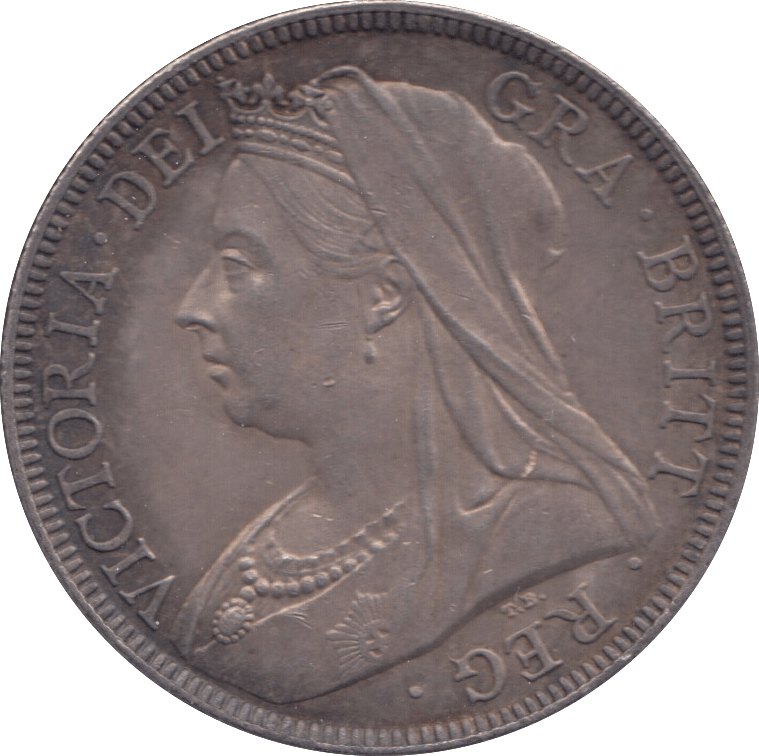 1895 HALFCROWN ( AUNC ) - Halfcrown - Cambridgeshire Coins