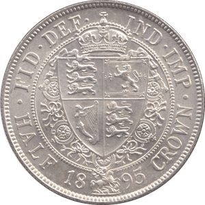 1895 HALFCROWN ( BU ) - Halfcrown - Cambridgeshire Coins