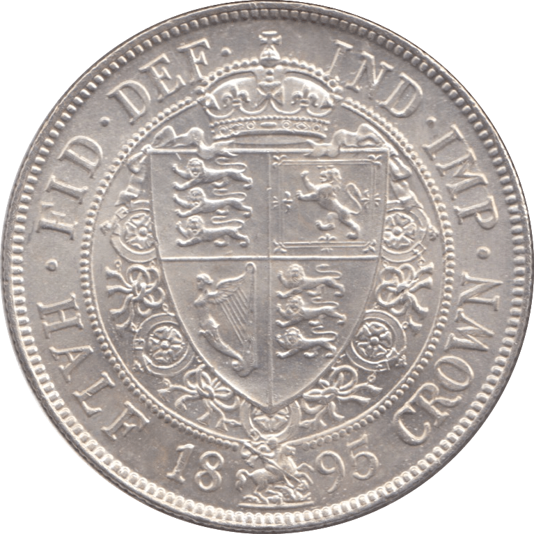 1895 HALFCROWN ( BU ) - Halfcrown - Cambridgeshire Coins