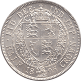 1895 HALFCROWN ( BU ) - Halfcrown - Cambridgeshire Coins