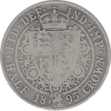 1895 HALFCROWN ( FAIR ) 8 - Halfcrown - Cambridgeshire Coins