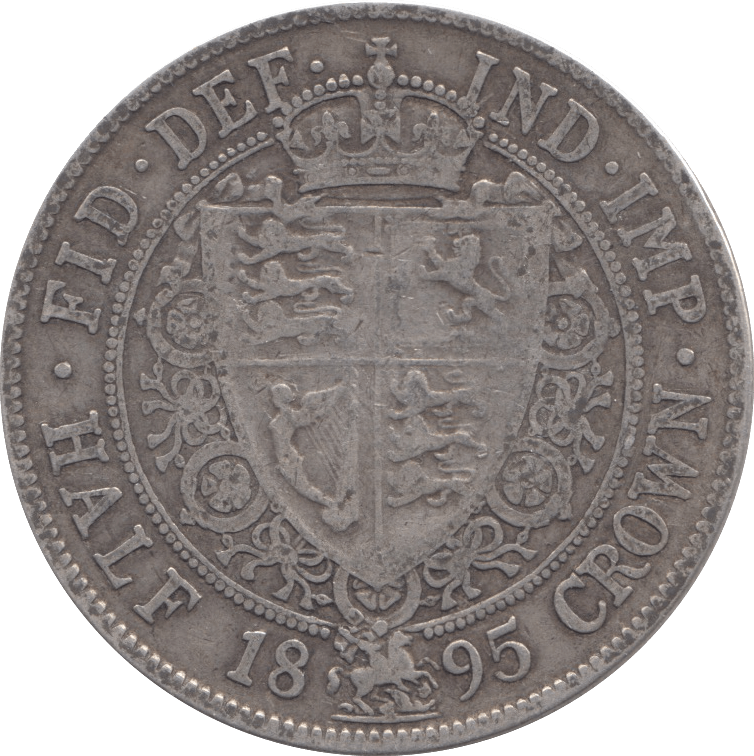 1895 HALFCROWN ( FINE ) 10 - HALFCROWN - Cambridgeshire Coins