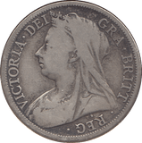 1895 HALFCROWN ( FINE ) 12 - Halfcrown - Cambridgeshire Coins