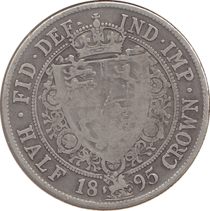 1895 HALFCROWN ( FINE ) 14 - Halfcrown - Cambridgeshire Coins
