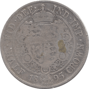 1895 HALFCROWN ( FINE ) 1 - Halfcrown - Cambridgeshire Coins
