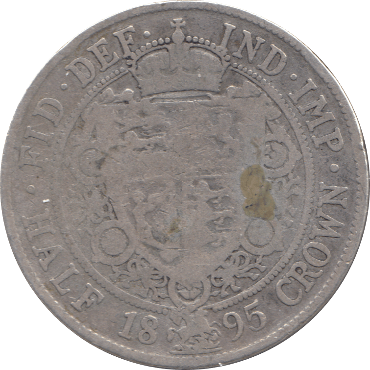 1895 HALFCROWN ( FINE ) 1 - Halfcrown - Cambridgeshire Coins