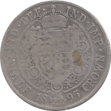 1895 HALFCROWN ( FINE ) 1 - Halfcrown - Cambridgeshire Coins