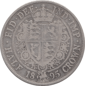 1895 HALFCROWN ( FINE ) 3 - Halfcrown - Cambridgeshire Coins