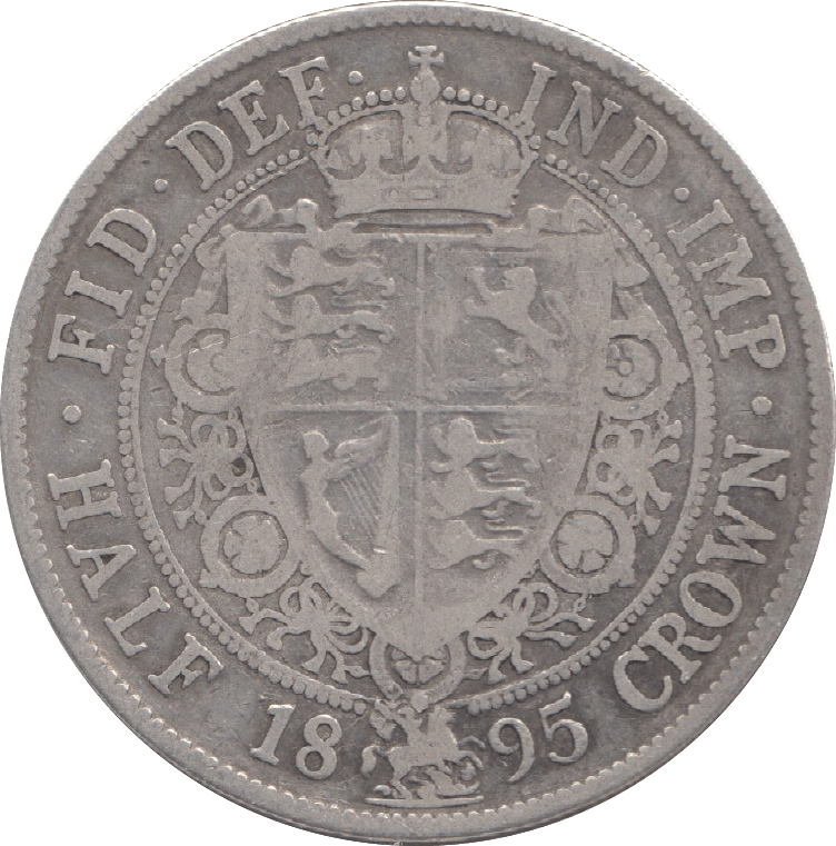1895 HALFCROWN ( FINE ) 3 - Halfcrown - Cambridgeshire Coins