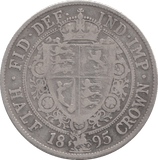 1895 HALFCROWN ( FINE ) 3 - Halfcrown - Cambridgeshire Coins