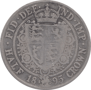 1895 HALFCROWN ( FINE ) 3 - Halfcrown - Cambridgeshire Coins