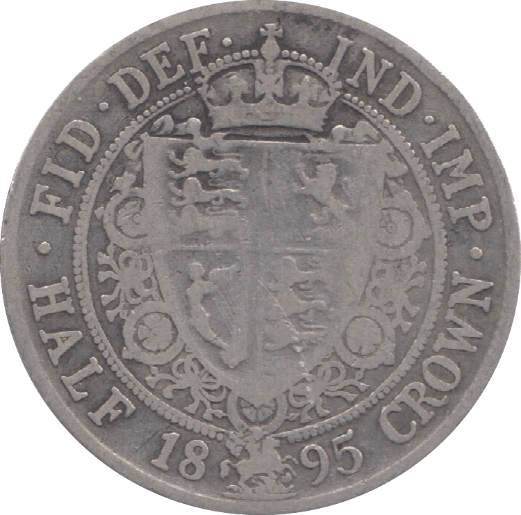 1895 HALFCROWN ( FINE ) 3 - Halfcrown - Cambridgeshire Coins