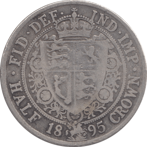 1895 HALFCROWN ( FINE ) 3 - Halfcrown - Cambridgeshire Coins