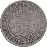 1895 HALFCROWN ( FINE ) 3 - Halfcrown - Cambridgeshire Coins