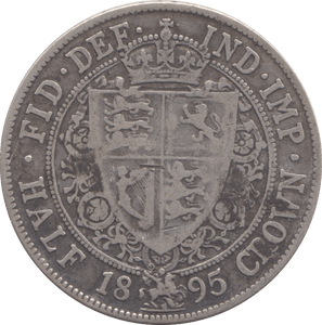 1895 HALFCROWN ( FINE ) 5 - HALFCROWN - Cambridgeshire Coins