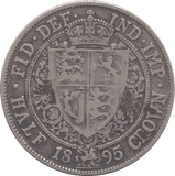 1895 HALFCROWN ( FINE ) 5 - HALFCROWN - Cambridgeshire Coins