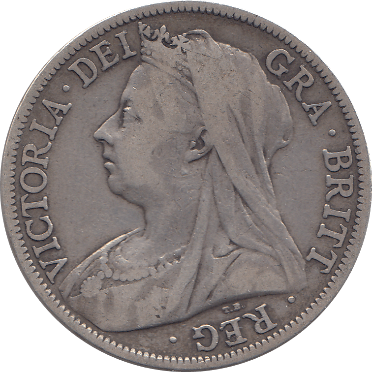 1895 HALFCROWN ( FINE ) 6 - Halfcrown - Cambridgeshire Coins