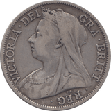 1895 HALFCROWN ( FINE ) 6 - Halfcrown - Cambridgeshire Coins