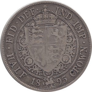 1895 HALFCROWN ( FINE ) 6 - Halfcrown - Cambridgeshire Coins
