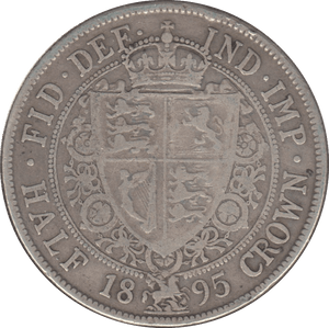 1895 HALFCROWN ( FINE ) 7 - Halfcrown - Cambridgeshire Coins