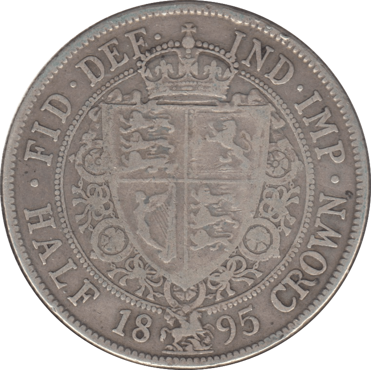 1895 HALFCROWN ( FINE ) 7 - Halfcrown - Cambridgeshire Coins